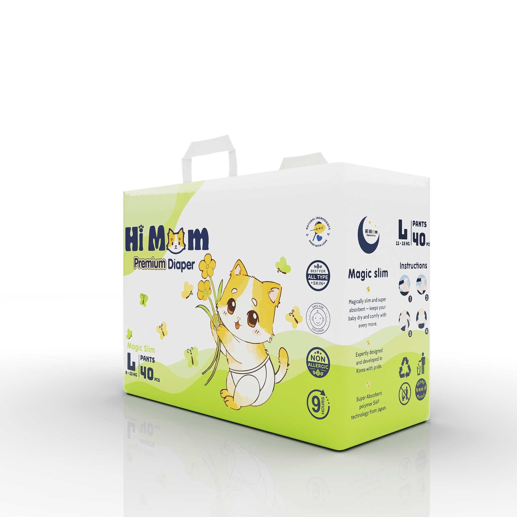 Bỉm quần Hi Mom Size L new design