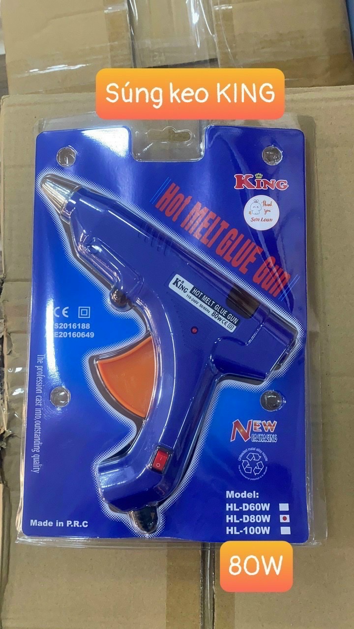 Súng Bắn Keo NHỎ King YX-E20W (24 Cây/Hộp) (96 Cây/Thùng)