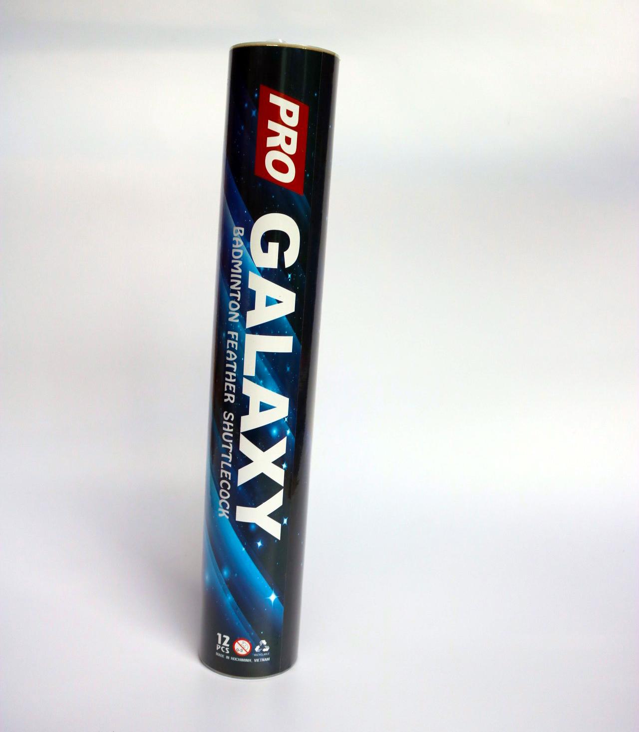 Ống Cầu Lông Đế Vải Galaxy Pro OGP12 (12 Quả/Ống; 50 Ống/ Thùng)