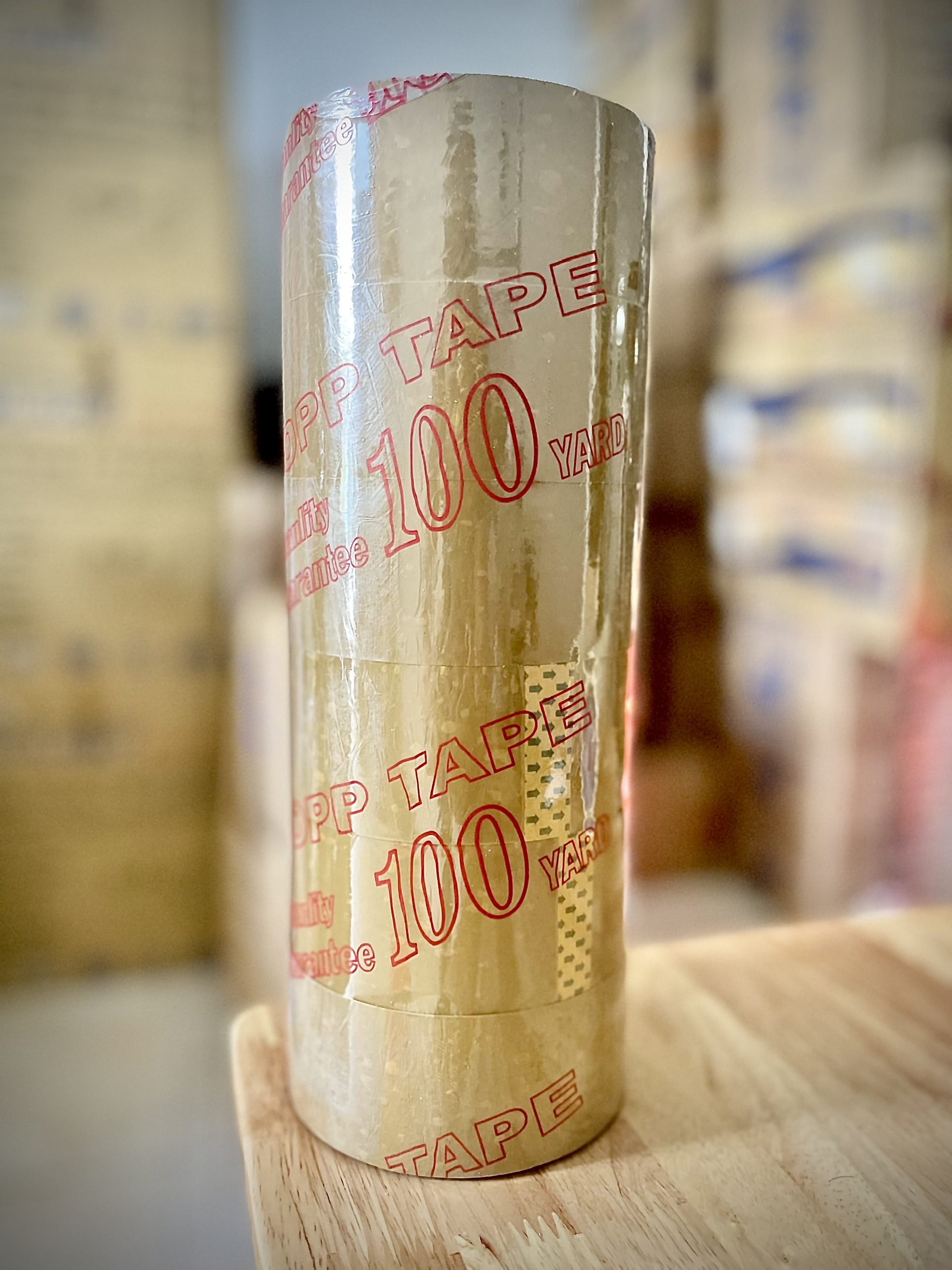 Băng Keo 100 Yard LOẠI DÀY 1,2 Kg (6 Cuộn/Cây)