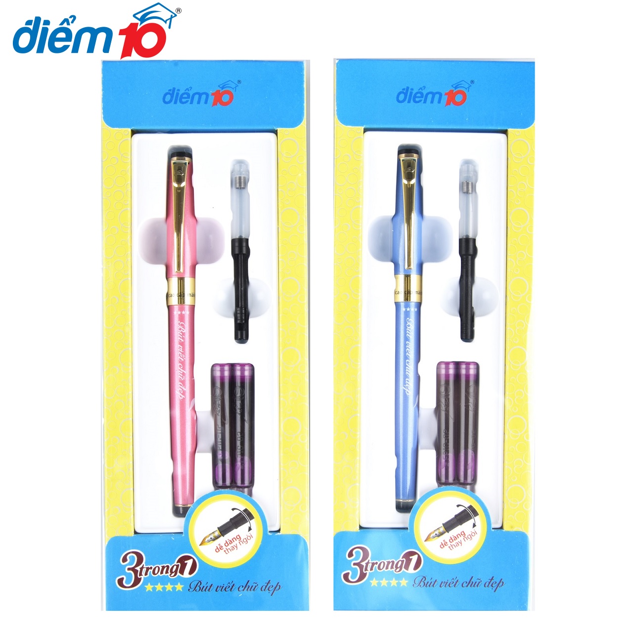 TL - Bút máy TP-FTC02 (Ống mực và bơm mực) (Kèm 2 ống mực và 1 bơm mực)