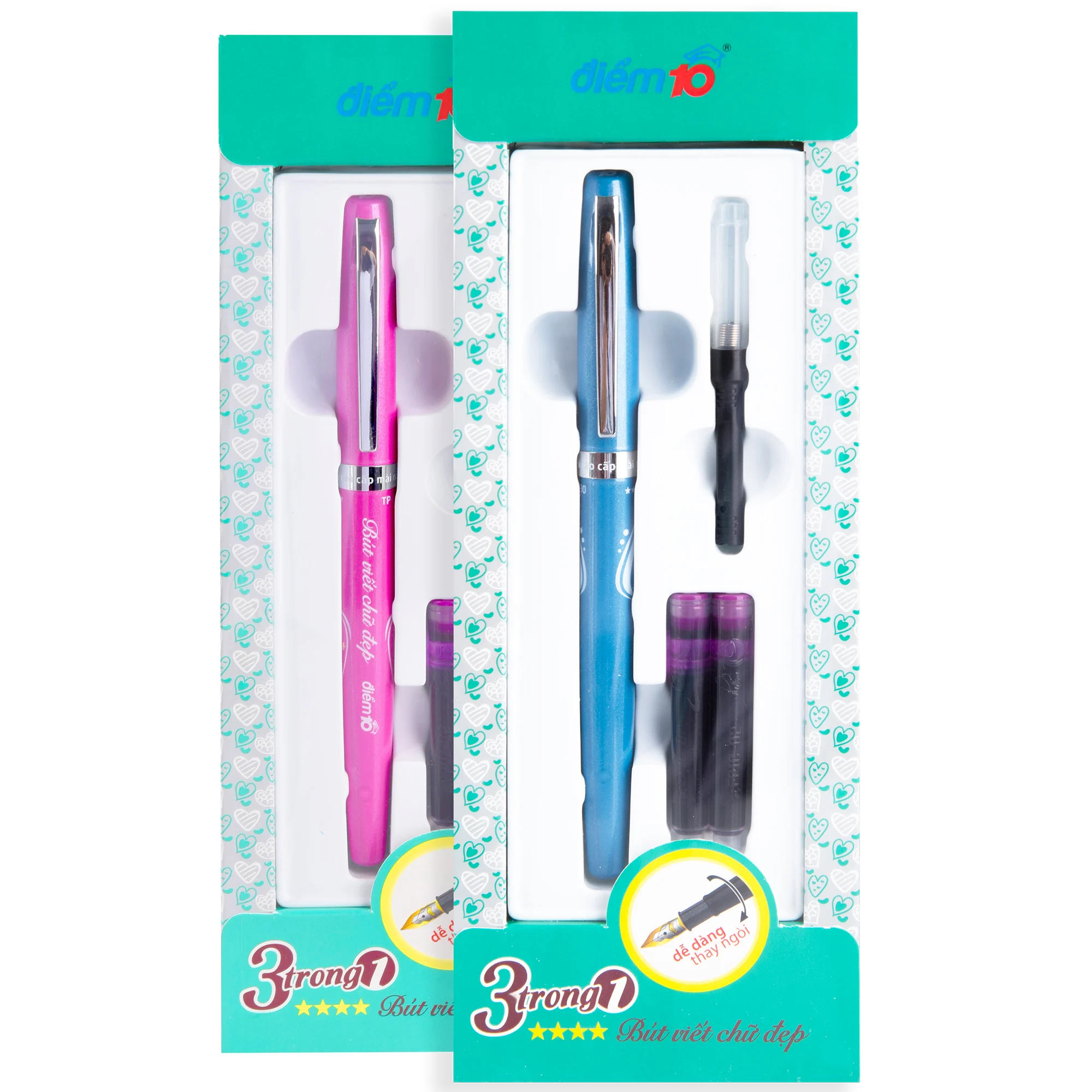 TL - Bút máy TP-FTC030 (Ống mực và bơm mực) (Kèm 2 ống mực và 1 bơm mực)