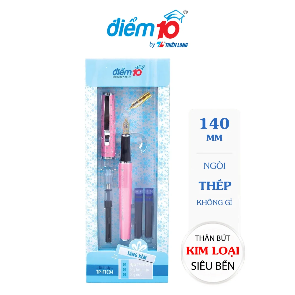 TL - Bút máy TP-FTC04 (Ống mực và bơm mực) (Kèm 2 ống mực và 1 bơm mực, 1 ngòi)