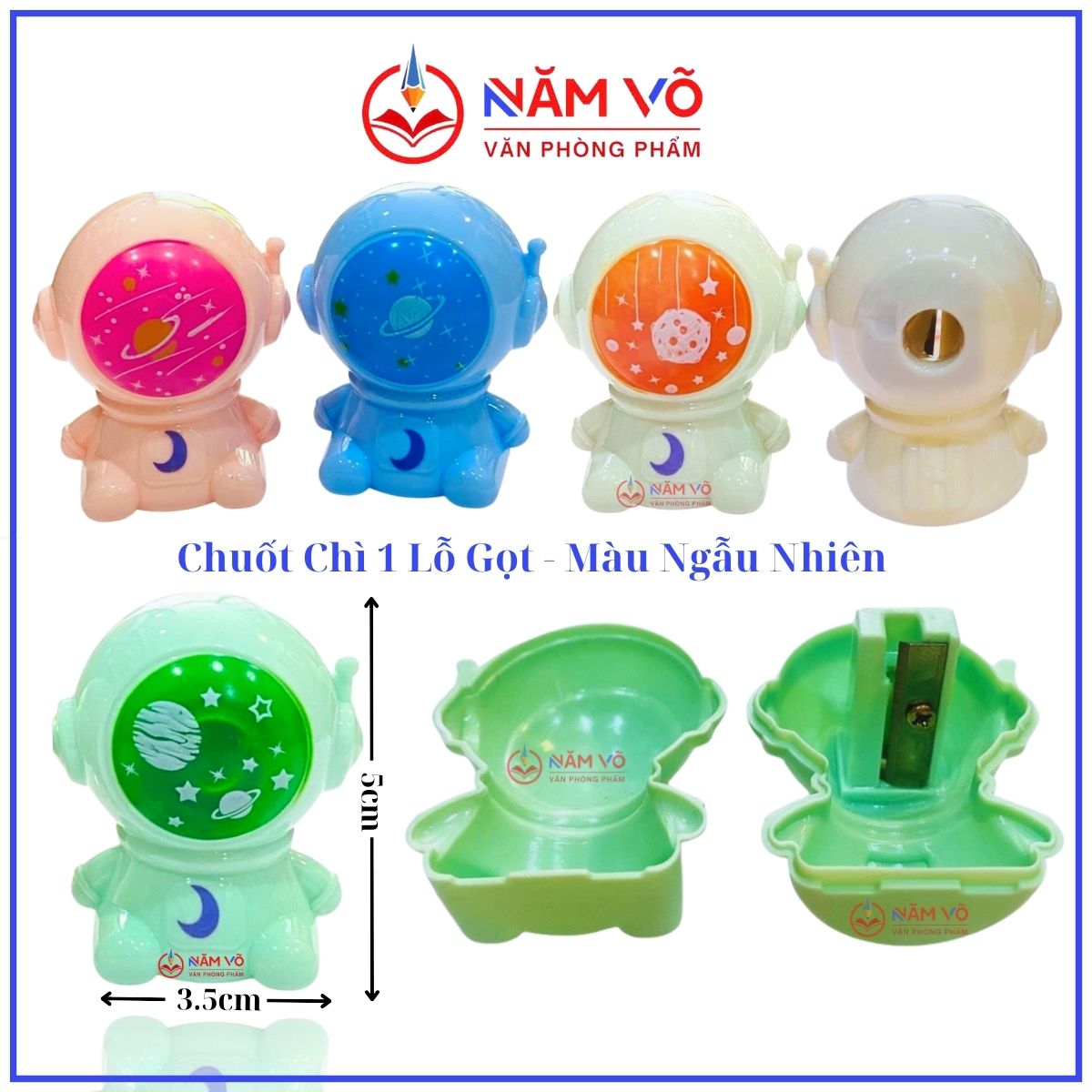 . Chuốt Chì Hình Phi Hành Gia 3802 (45 Cái/Lon) (48 Lon/Thùng)