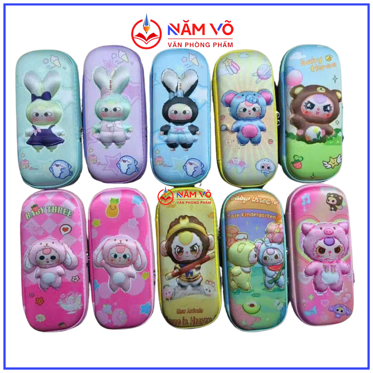 . Ví Đựng Bút Nổi 3D Bao Ni Lông (200 Cái/Thùng) 314 559