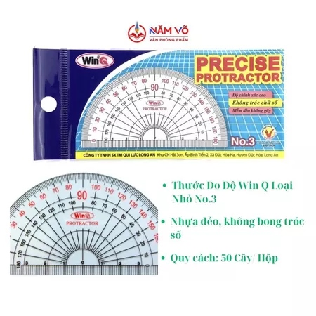 Win Q Thước Dẻo Đo Độ Nhỏ Số 3 NO3 (50 Cây/Hộp; 50 Hộp/ Thùng)