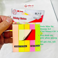 Giấy Note Đủ Màu Xing Li 3x3 CẮT 5 (12 Xấp/Hộp; 50 Hộp/Thùng)