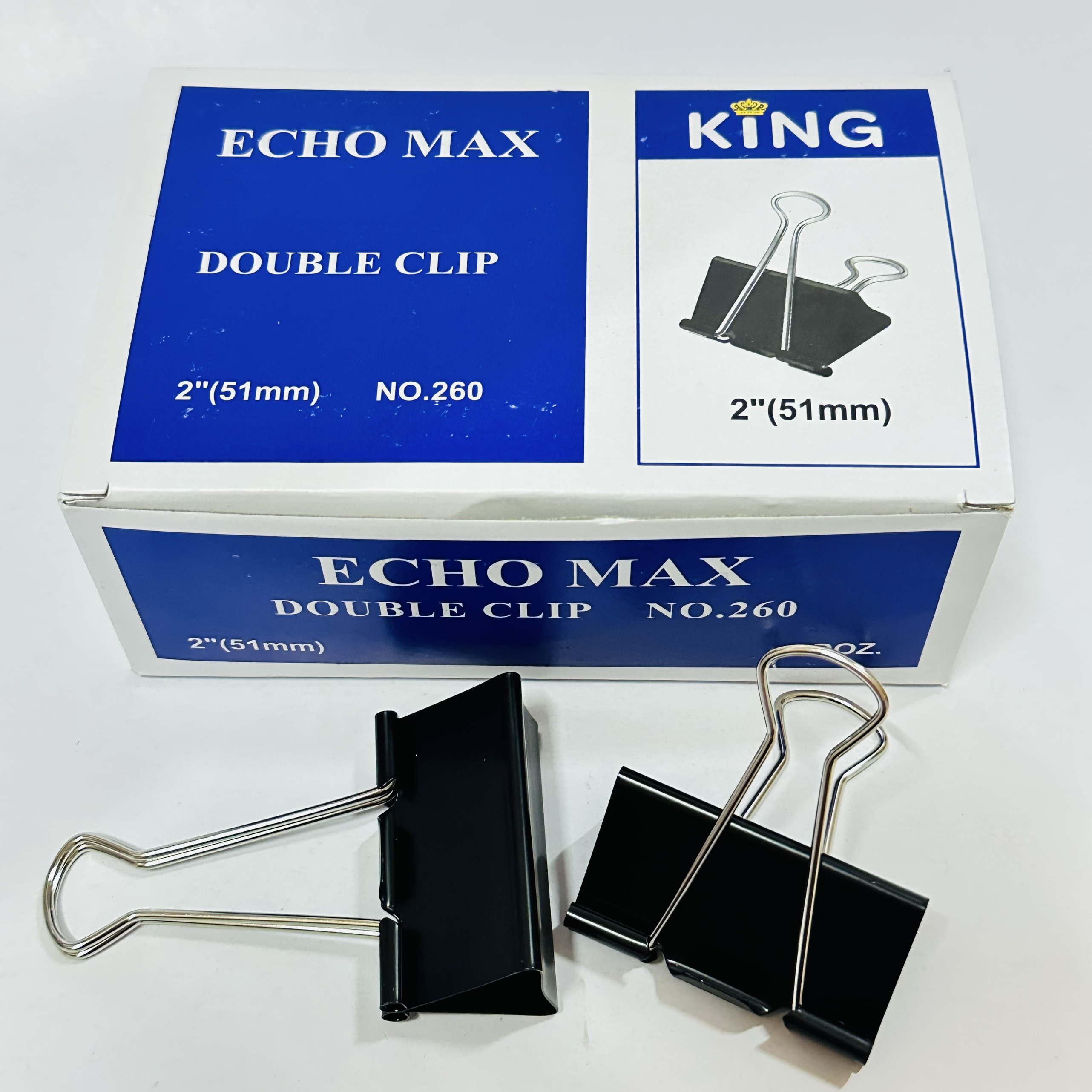 Kẹp Bướm ECHO 51MM (60 Hộp/Thùng)