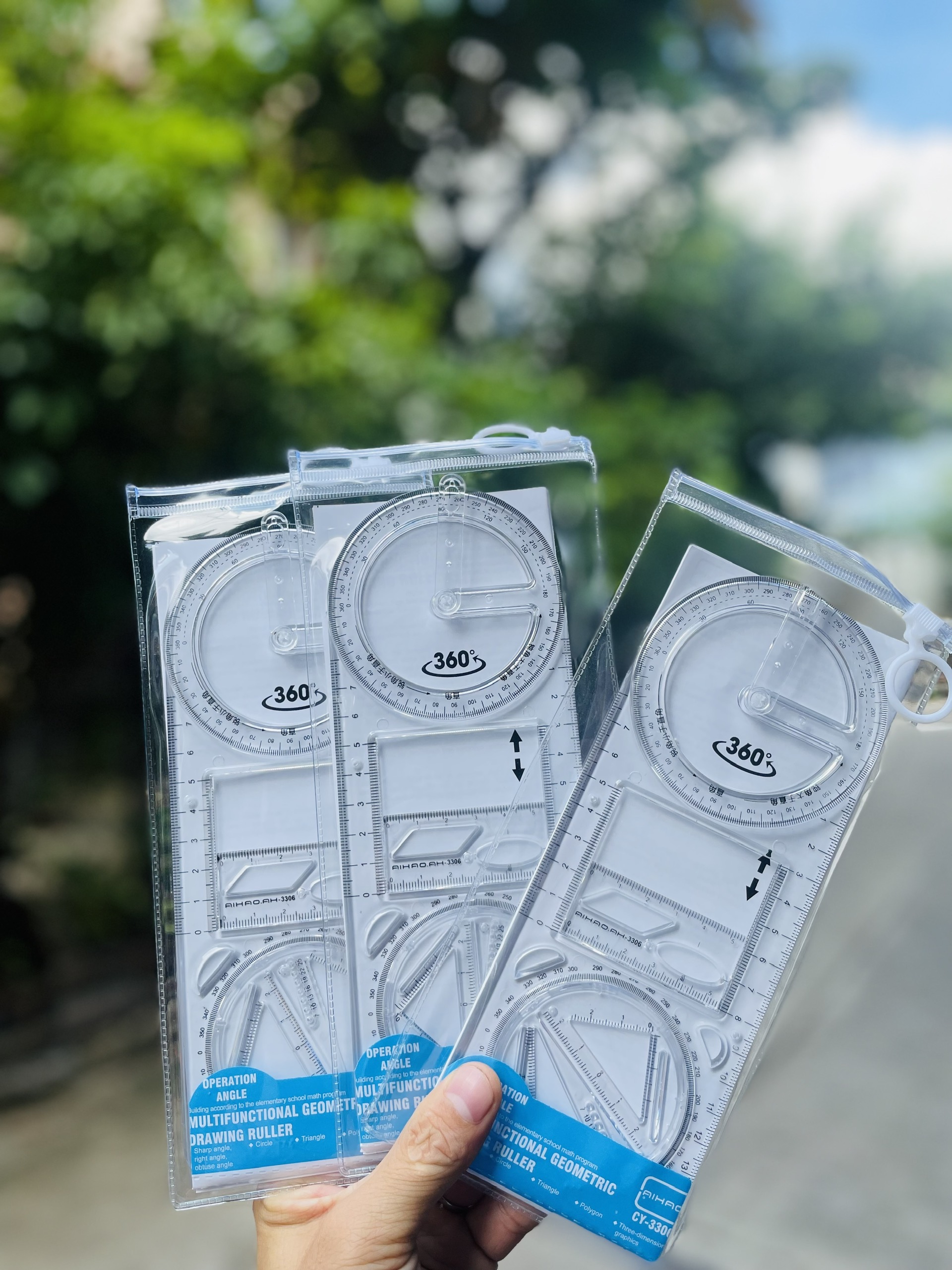 . Thước Đa Năng Bộ Aihao 3306 (48 Cái/ Hộp) (432 Cái/ Thùng)