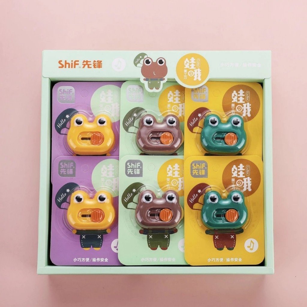 Dao Rọc Giấy Hình Ếch 8147 (24 Cái/Hộp; 20 Hộp/ Thùng)