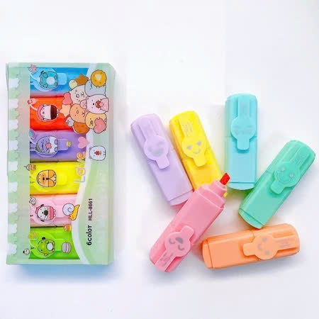 Dạ Quang Hình Vuông DL-8661 (6 Cây/ Bịch) (24 Bịch/ Hộp) (24 Hộp/ Thùng)