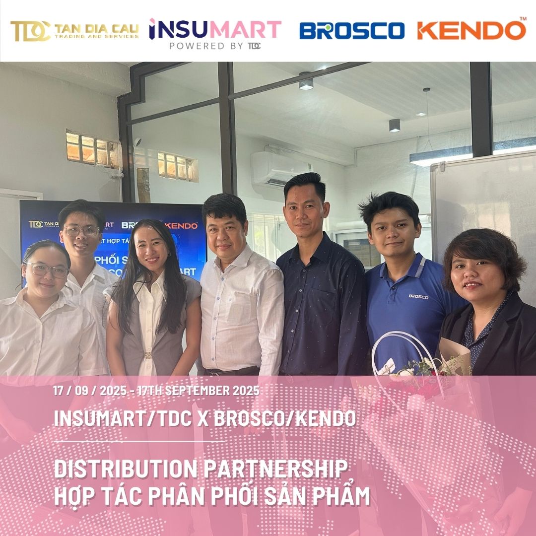 LỄ KÝ KẾT HỢP TÁC PHÂN PHỐI SẢN PHẨM GIỮA INSUMART/TDC VÀ BROSCO/KENDO