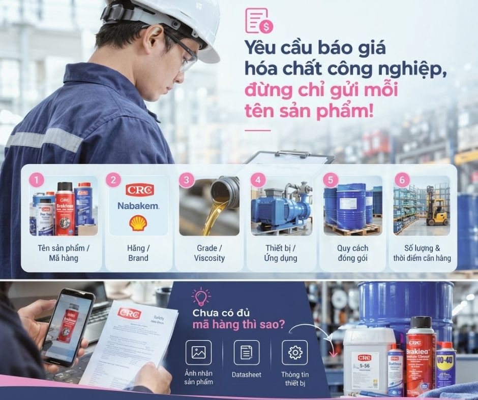 Checklist 6 Thông Tin Cần Có Khi Báo Giá Hóa Chất Công Nghiệp | INSUMART