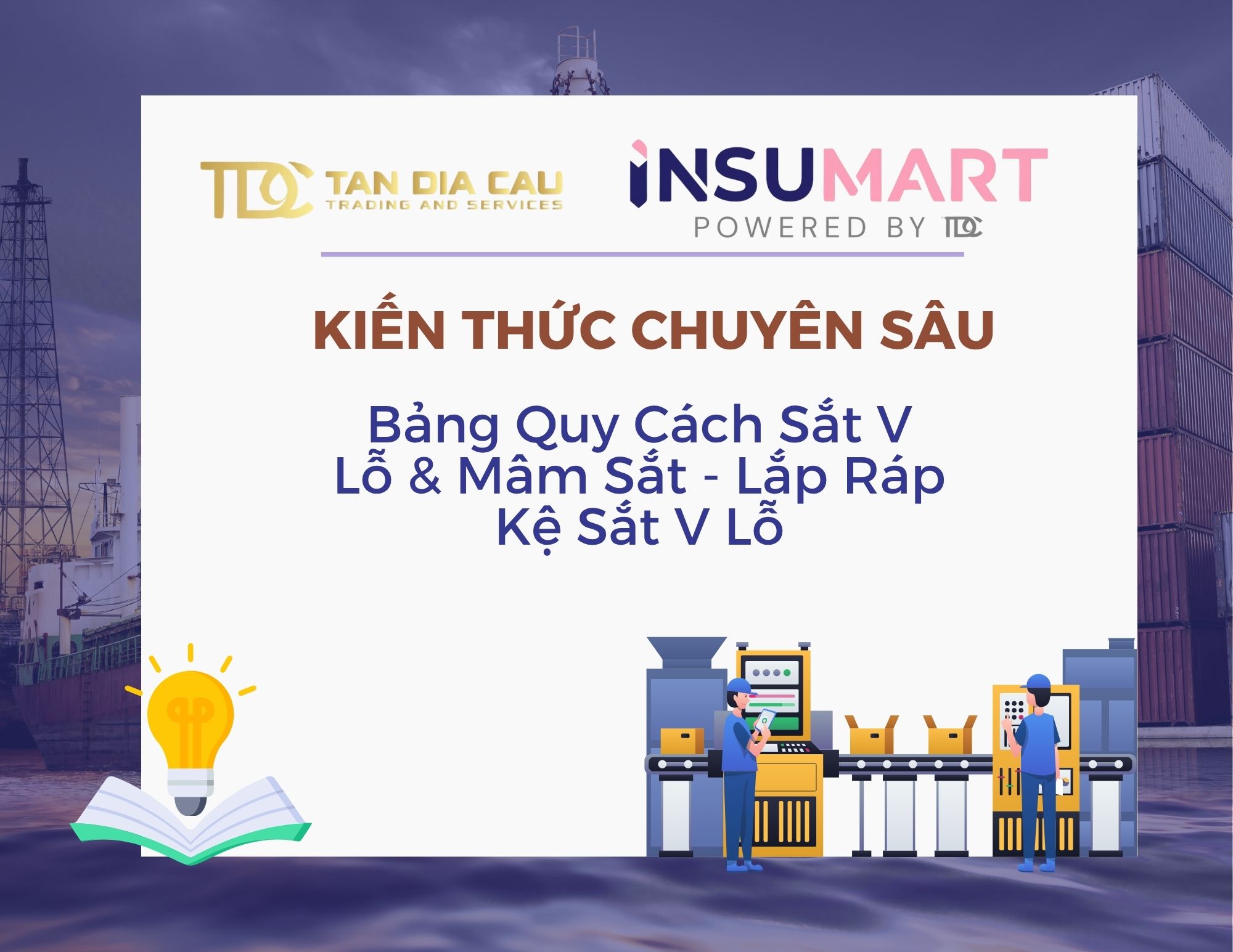 Bảng Quy Cách Sắt V Lỗ & Mâm Sắt - Lắp Ráp Kệ Sắt V Lỗ