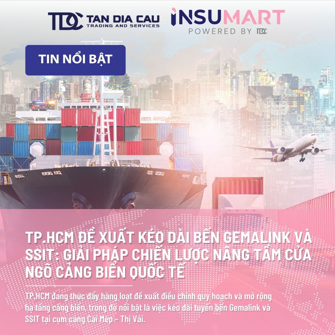 TP.HCM đề xuất kéo dài bến Gemalink và SSIT: Giải pháp chiến lược nâng tầm cửa ngõ cảng biển quốc tế