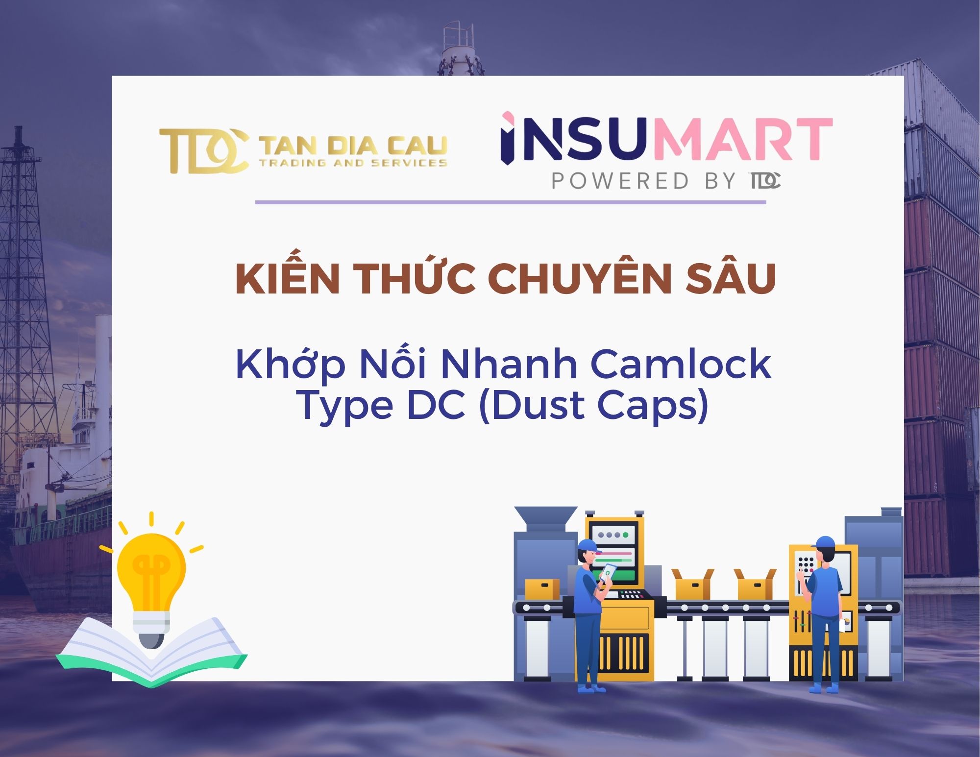 Khớp Nối Nhanh Camlock Type DC (Dust Caps)
