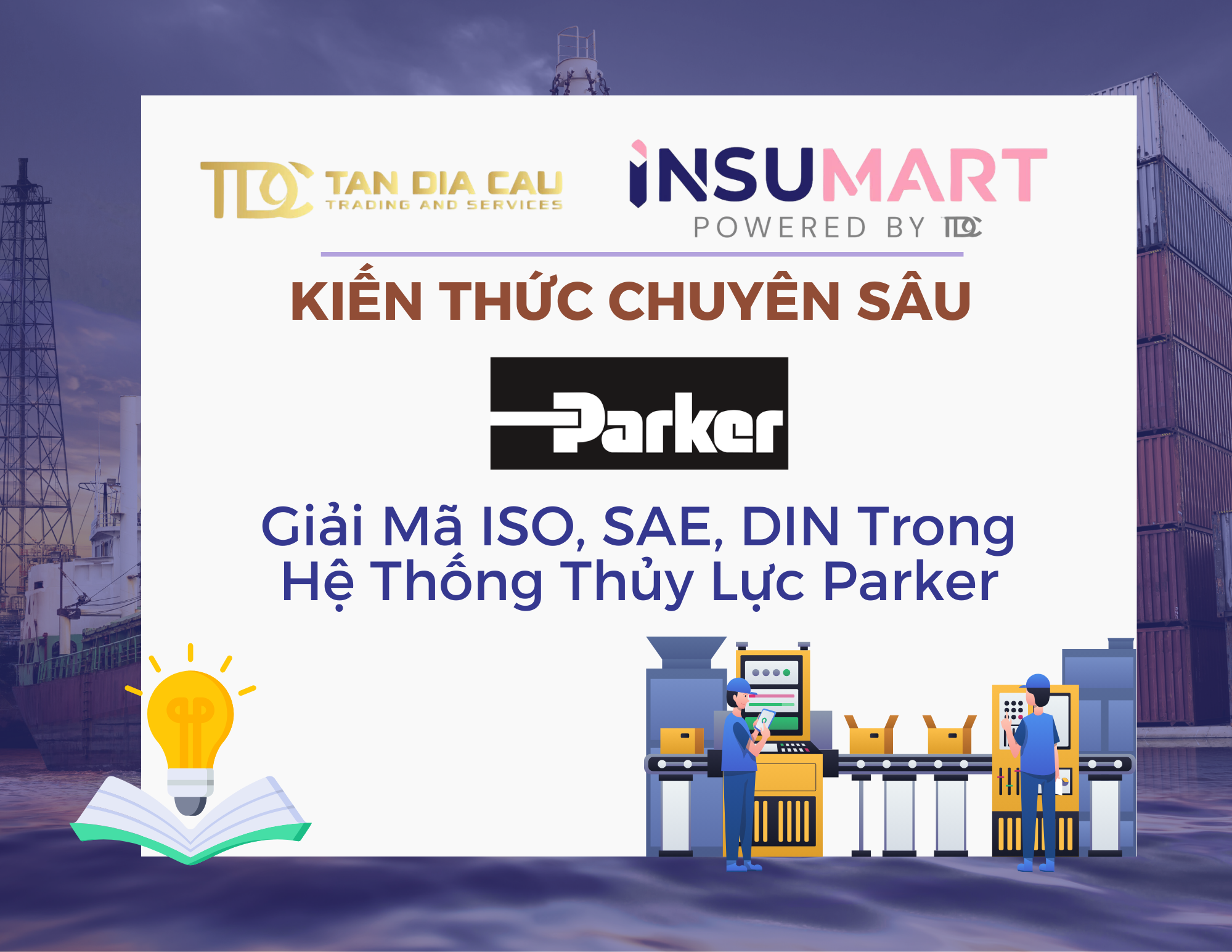 Giải Mã ISO, SAE, DIN Trong Hệ Thống Thủy Lực Parker
