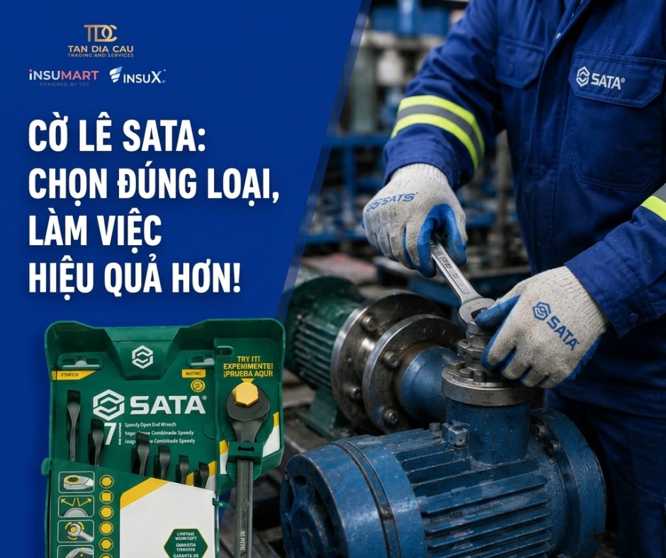 Cờ Lê SATA Có Những Loại Nào? Hướng Dẫn Chọn Cờ Lê Chính Hãng