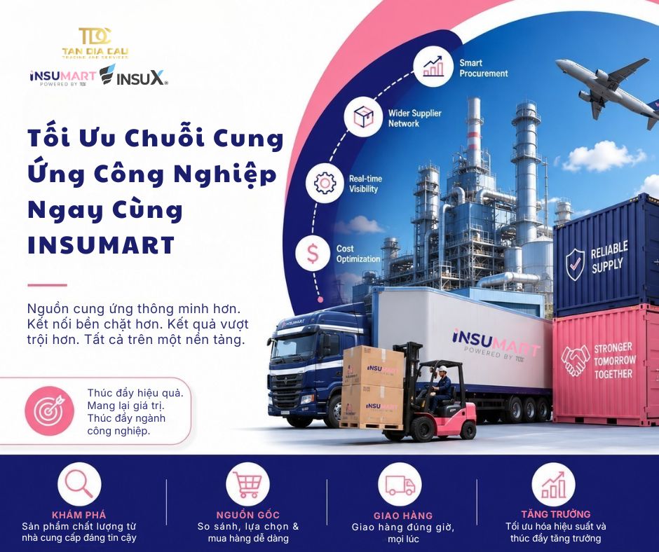 Tối Ưu Chuỗi Cung Ứng Công Nghiệp Ngay Cùng INSUMART