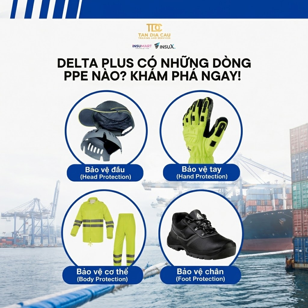 Delta Plus Có Những Dòng Đồ Bảo Hộ Lao Động Nào?