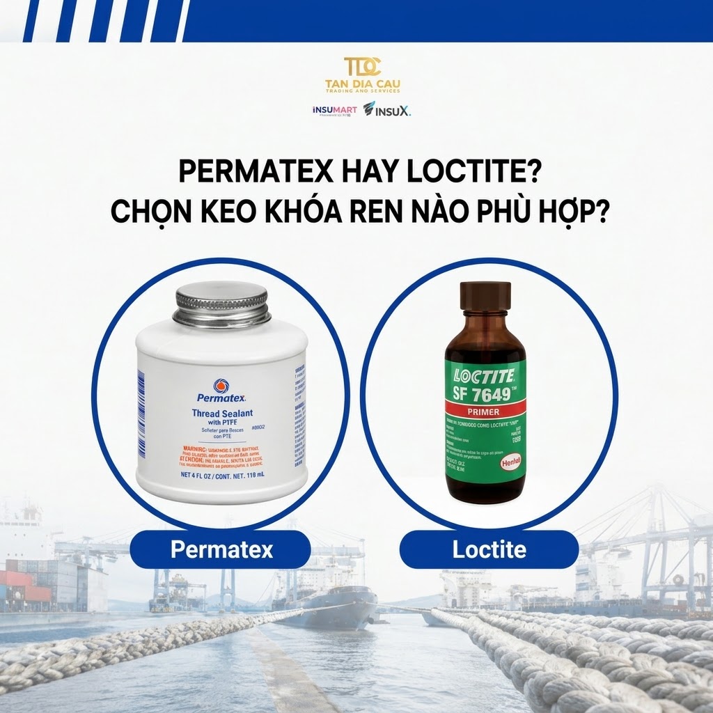 Permatex và Loctite Khác Nhau Như Thế Nào? So Sánh Keo Khóa Ren Chi Tiết