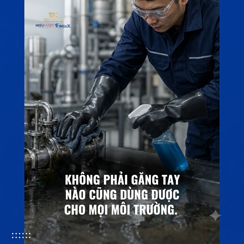 Găng tay phủ cao su: So sánh Nitrile, Latex và PVC | Lựa chọn nào tốt hơn?