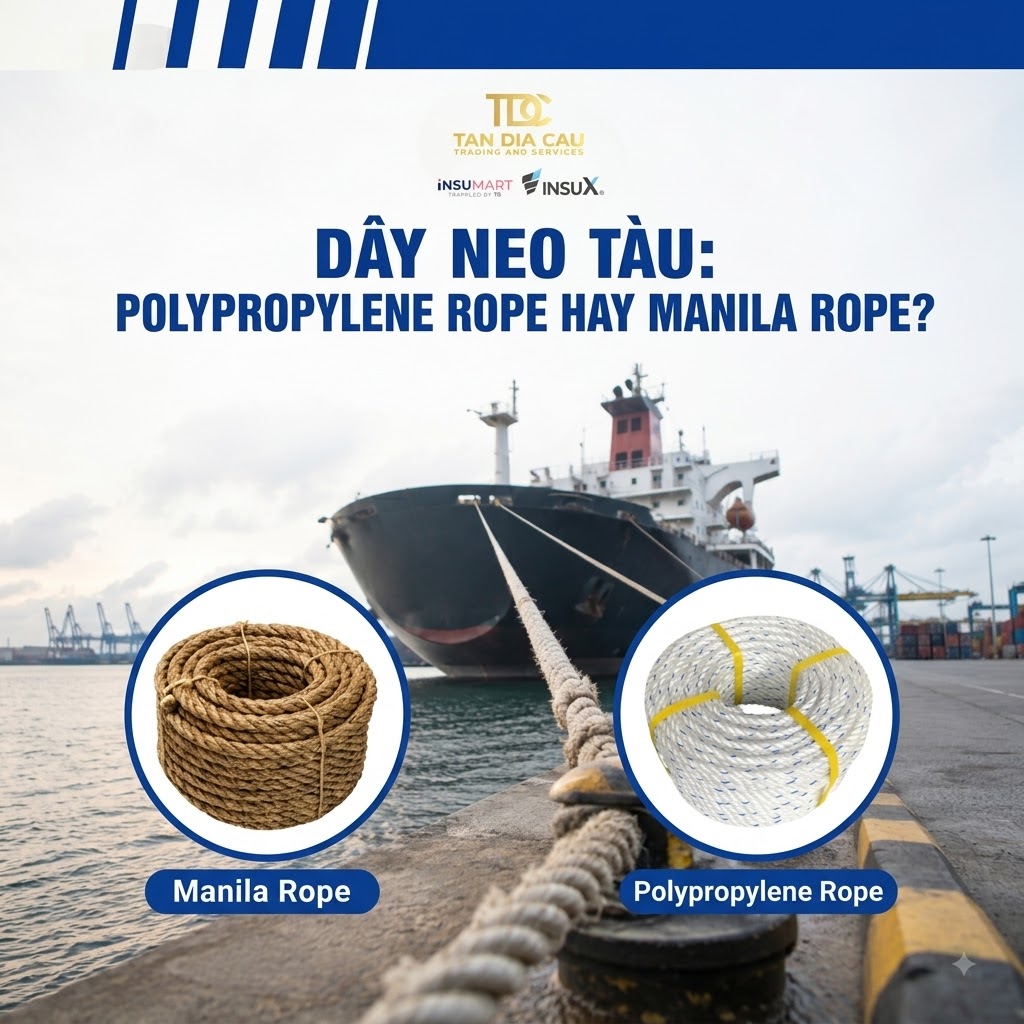 Dây Neo Tàu Nên Dùng Polypropylene Rope Hay Manila Rope?