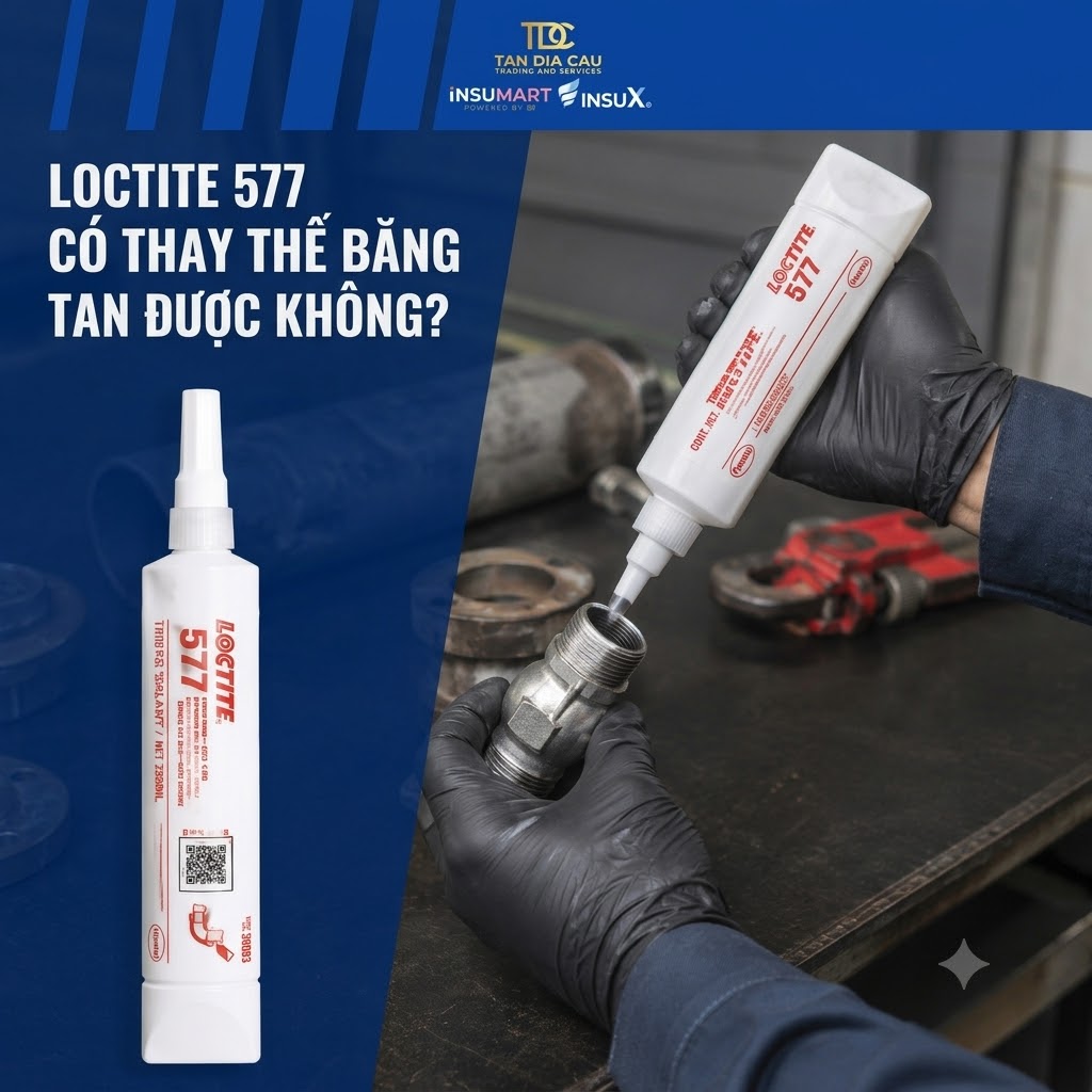 Loctite 577 Có Thay Thế Băng Tan Được Không? Giải Pháp Làm Kín Ren Ống