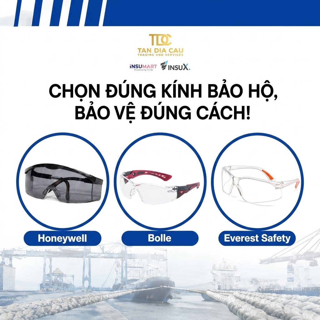Everest vs Honeywell vs Bollé: Kính Bảo Hộ Chính Hãng Nào Tốt?