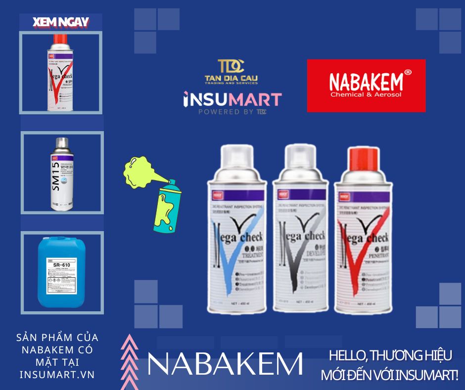 INSUMART CHÍNH THỨC LÊN KỆ DÒNG SẢN PHẨM CỦA NABAKEM!