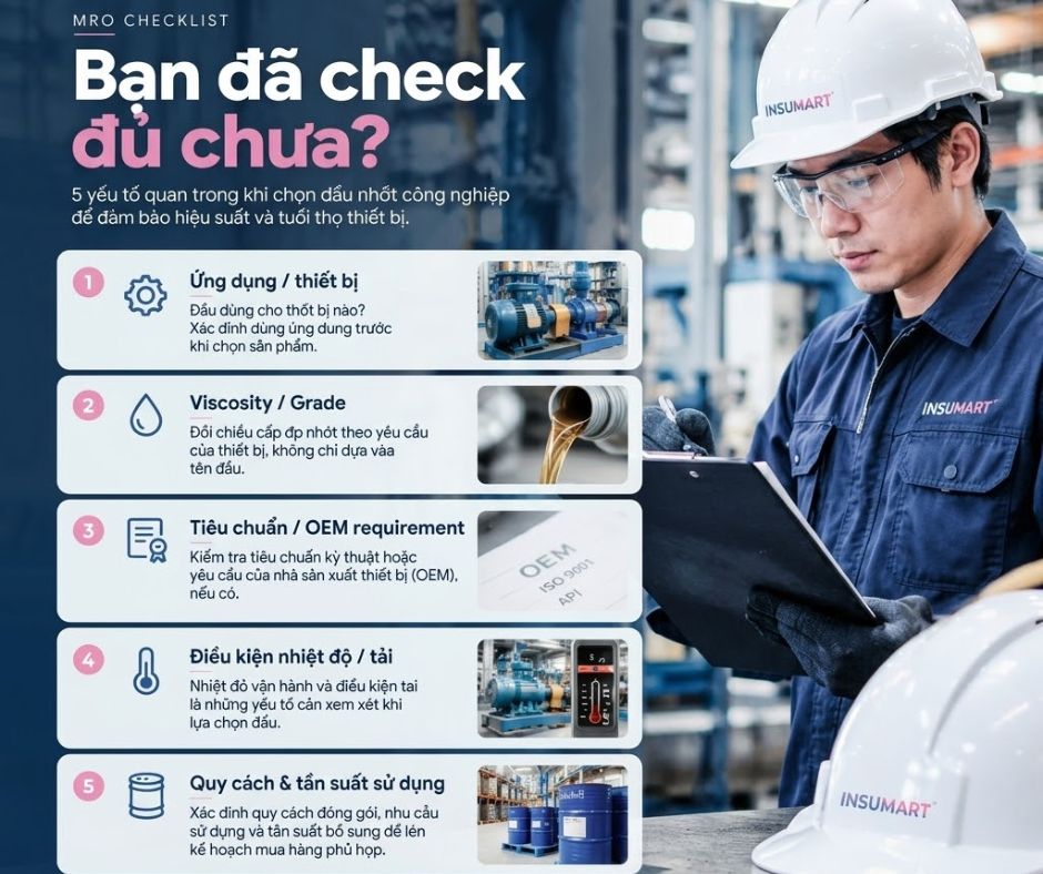 Đừng Chọn Dầu Chỉ Vì 'Cùng Là Dầu': 5 Thông Tin Phải Đối Chiếu | INSUMART