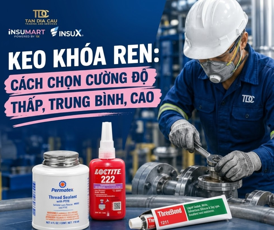 Keo Khóa Ren: Cách Chọn Cường Độ Thấp, Trung Bình, Cao | INSUMART