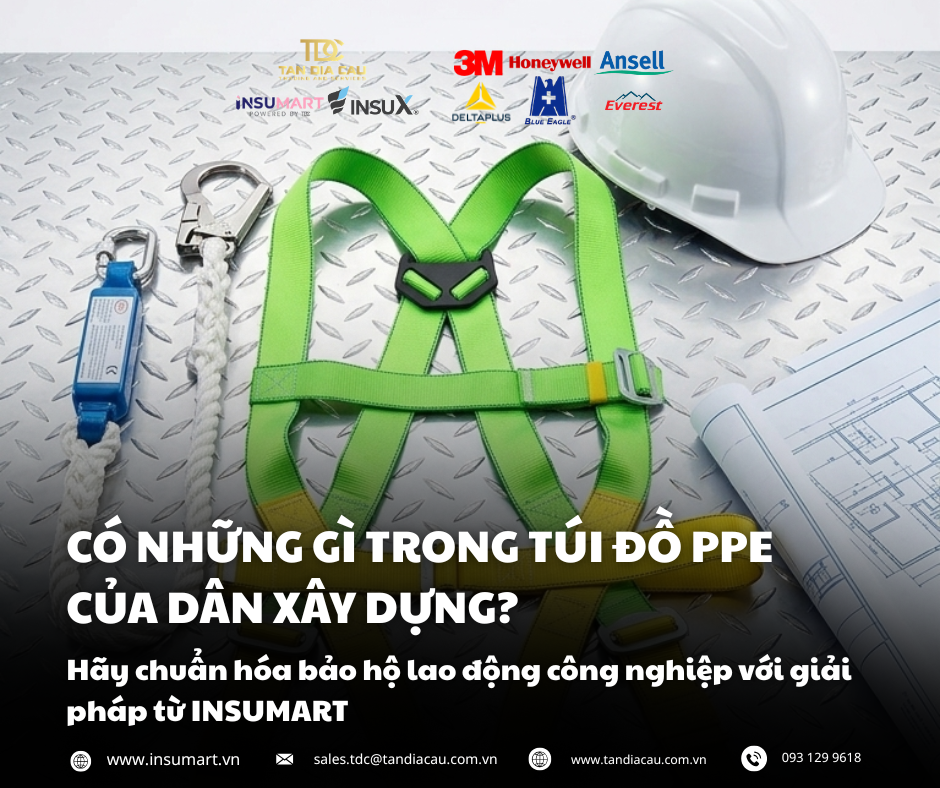 PPE cho Ngành Xây Dựng: Giải pháp An toàn và Tiêu chuẩn Bảo hộ Lao động Công nghiệp