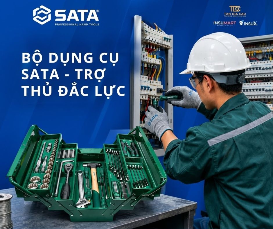 Bộ Dụng Cụ SATA Cho Kỹ Thuật Viên Bảo Trì Điện | INSUMART