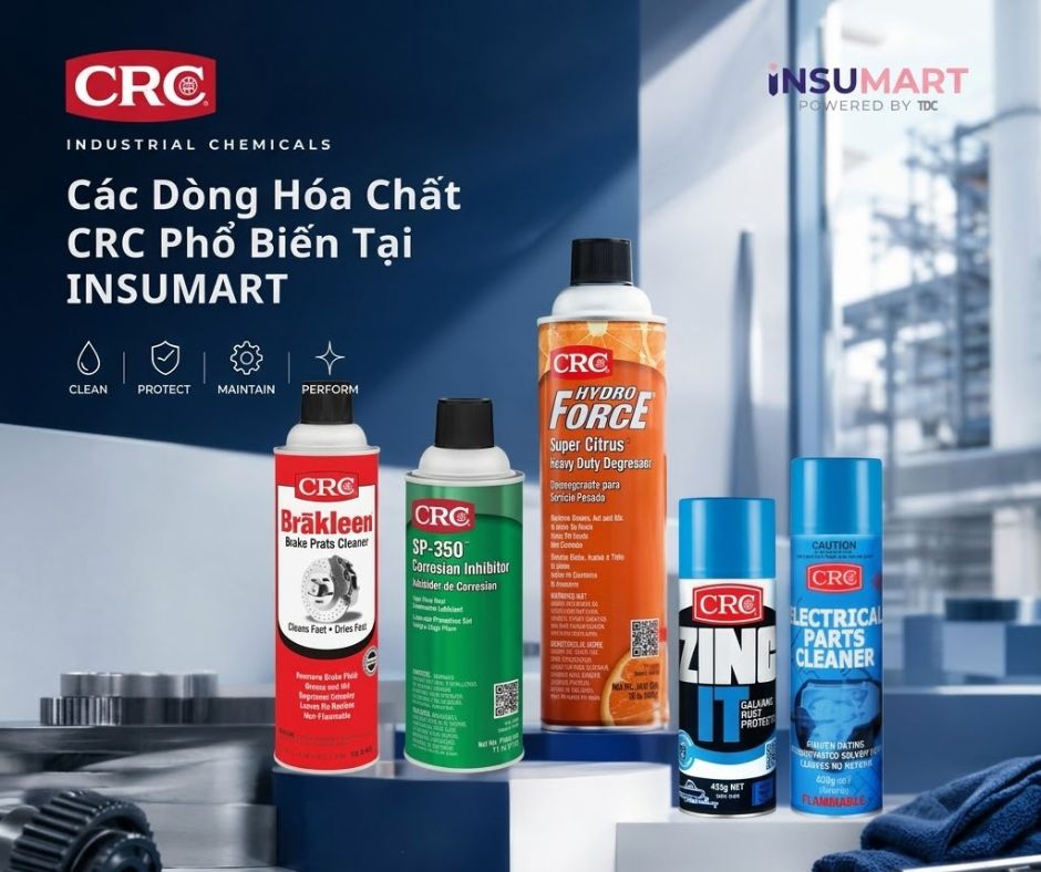 Các Dòng Hóa Chất CRC Phổ Biến Tại INSUMART | Đại Lý Chính Hãng