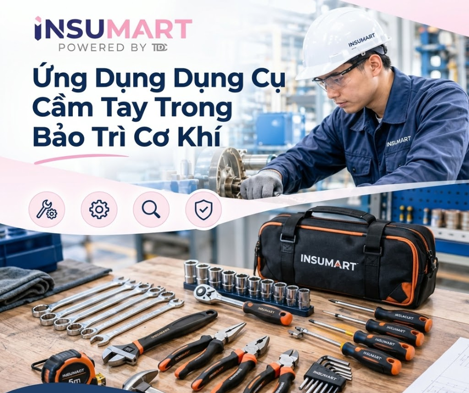 Ứng Dụng Dụng Cụ Cầm Tay Trong Bảo Trì Cơ Khí | INSUMART