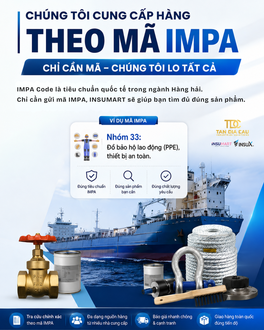 IMPA Code Là Gì? Nhà Cung Cấp Vật Tư Theo Hệ Tiêu Chuẩn IMPA Code Uy Tín