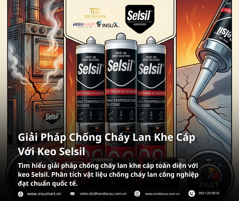 Giải Pháp Chống Cháy Lan Khe Cáp Với Keo Selsil | Giải Mã Cùng INSUMART