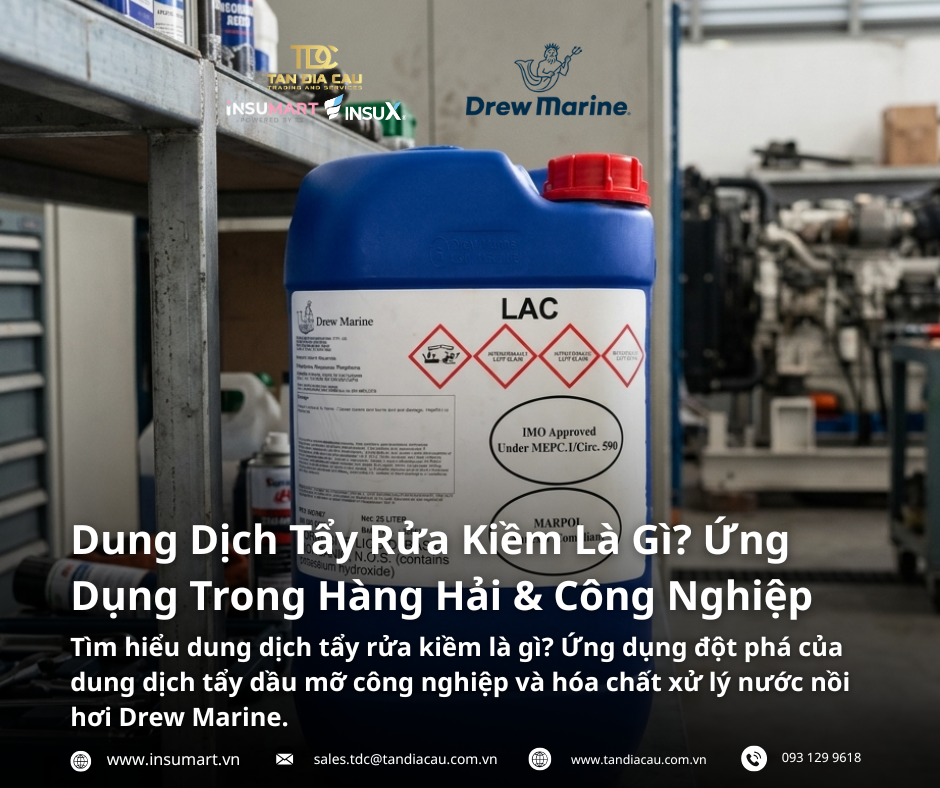 Dung Dịch Tẩy Rửa Kiềm Là Gì? Ứng Dụng Trong Hàng Hải & Công Nghiệp