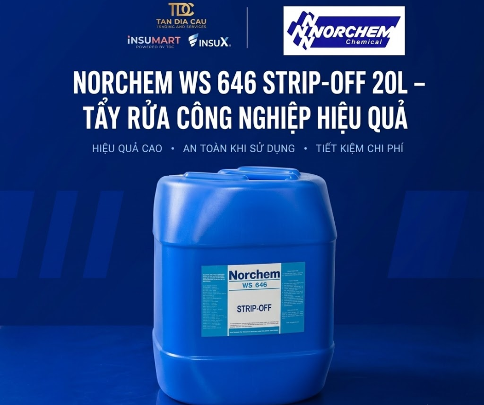 Norchem WS 646 Strip-Off 20L: Thông Số, Công Dụng & Địa Chỉ Mua Tại TPHCM