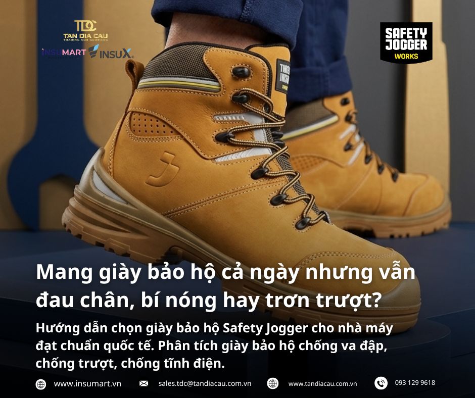 Cách Chọn Giày Bảo Hộ Safety Jogger Cho Nhà Máy | Giải Pháp PPE Toàn Diện
