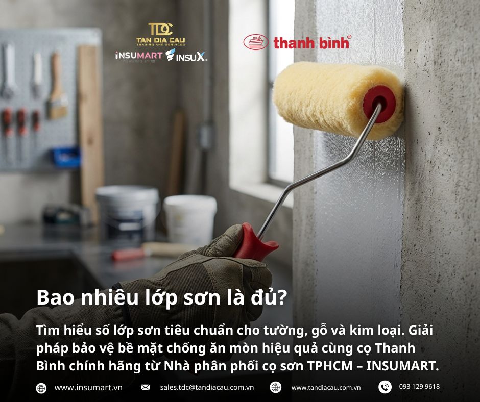 Bao nhiêu lớp sơn là đủ? Hướng dẫn chuẩn cho Tường, Gỗ và Sắt Thép
