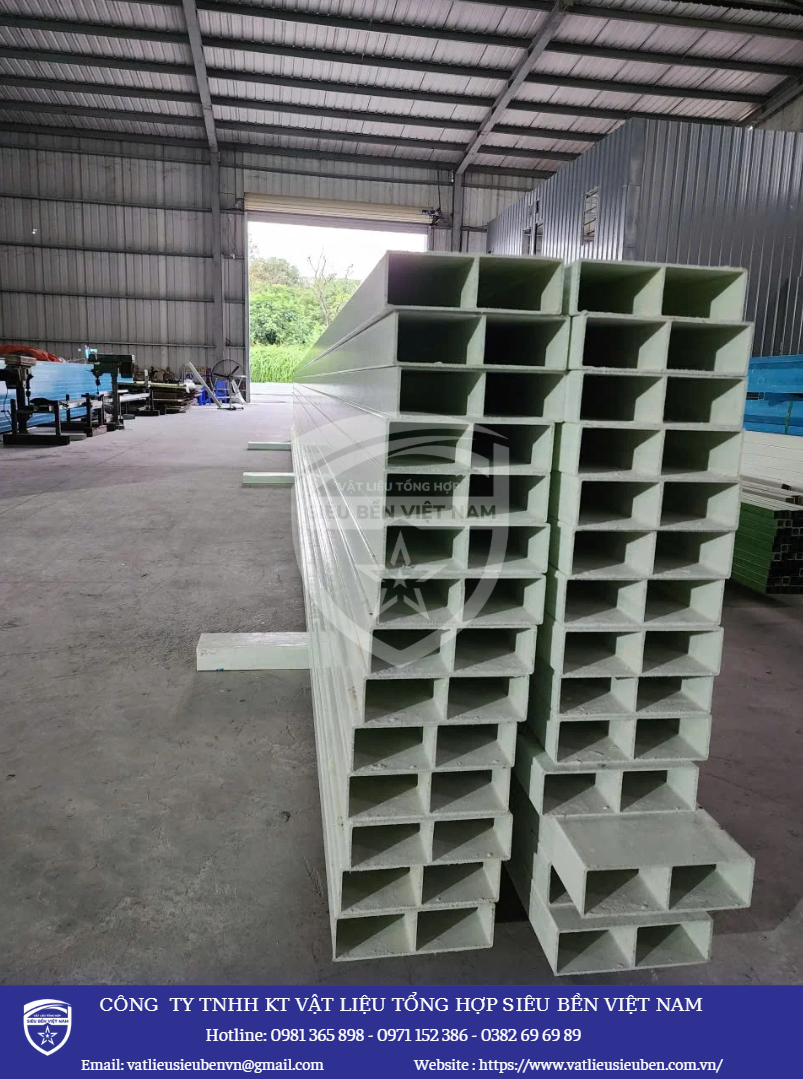 Xà Gồ Composite FRP Chống Ăn Mòn | Giải Pháp Thay Thế Thép