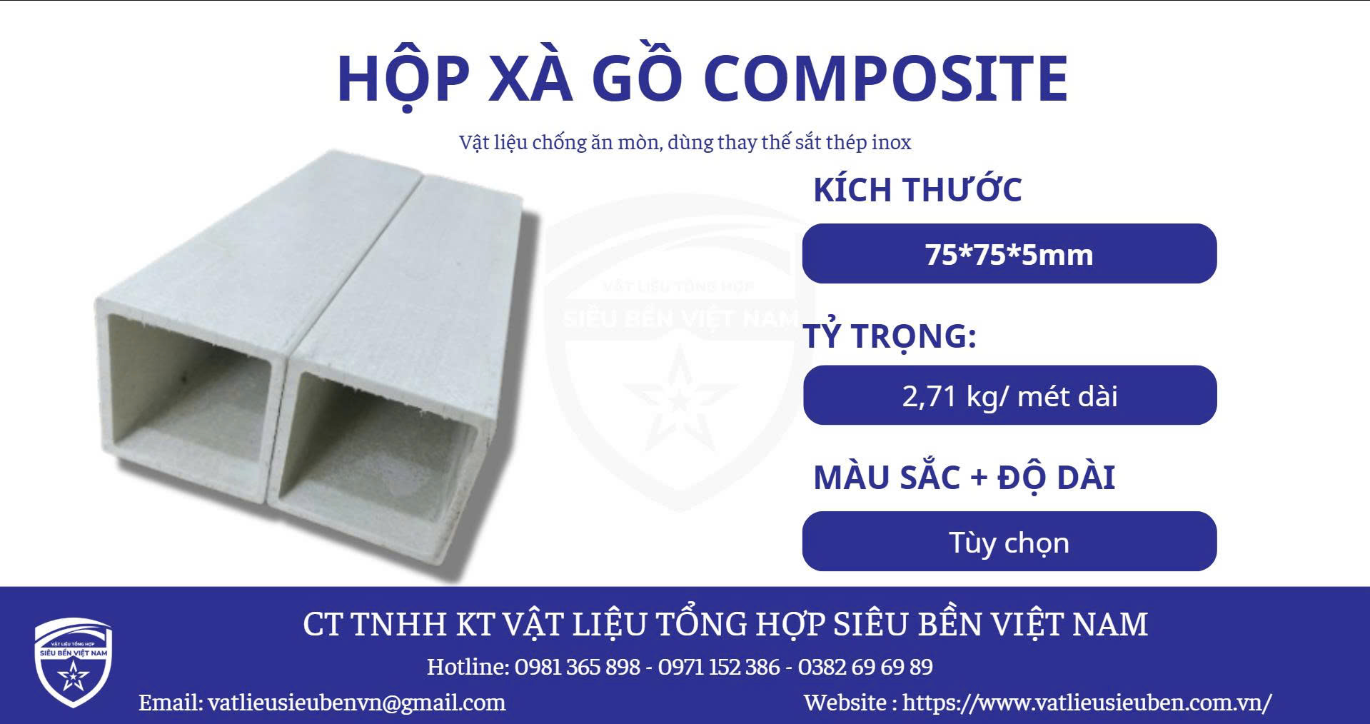 Vật liệu composite trong xây dựng - Xu hướng đầu tư mới