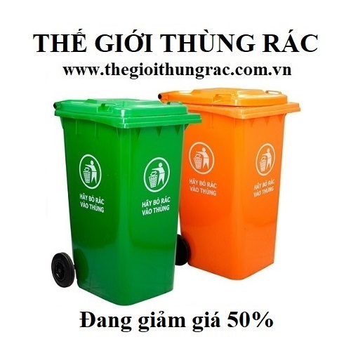 Giá thùng rác nhựa 120L rẻ nhất