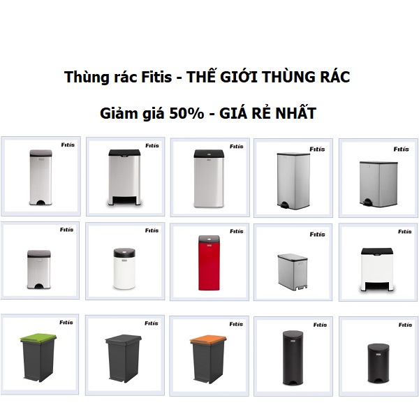 thùng rác fitis, thùng rác fitis 15L, bán thùng rác fitis, thùng rác fitis hà nội, thùng rác fitis HCM, thùng rác fitis đà nẵng