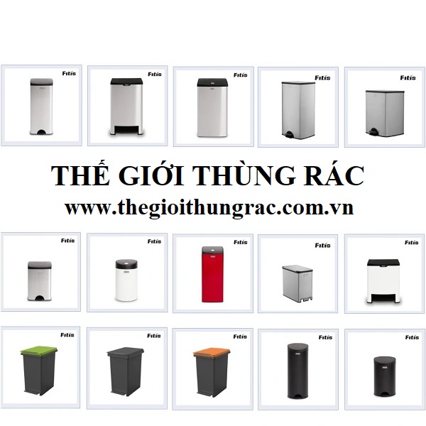 thùng rác fitis, thùng rác inox Fitis, thùng rác nhựa Fitis, thùng rác fitis 15L, thùng rác Fitis 12L, thùng rác Fitis 40L, thùng rác Fitis Compact, thùng rác fitispremium