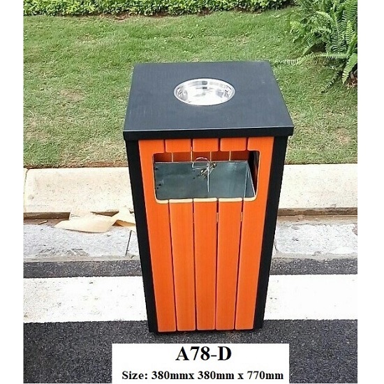 Thùng rác ngoài trời đẹp A78-D