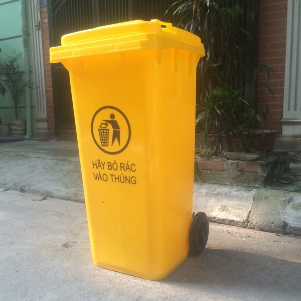 Thùng rác nhựa y tế 120L