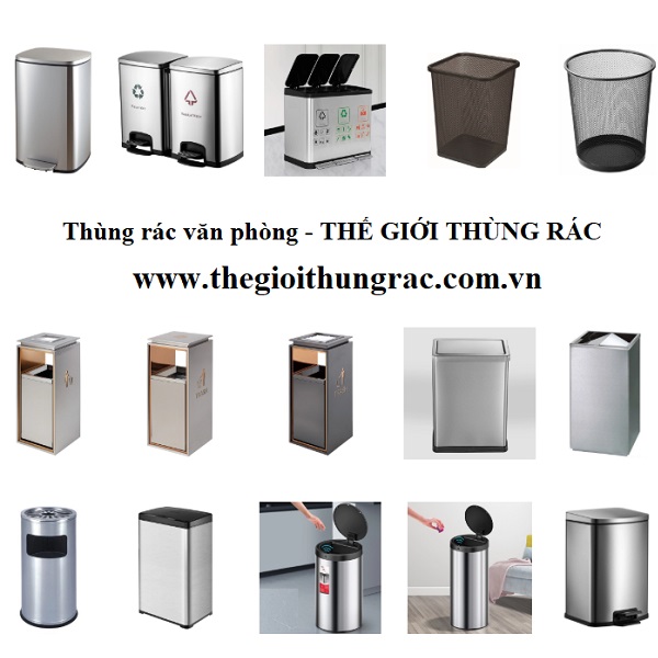 thùng rác văn phòng